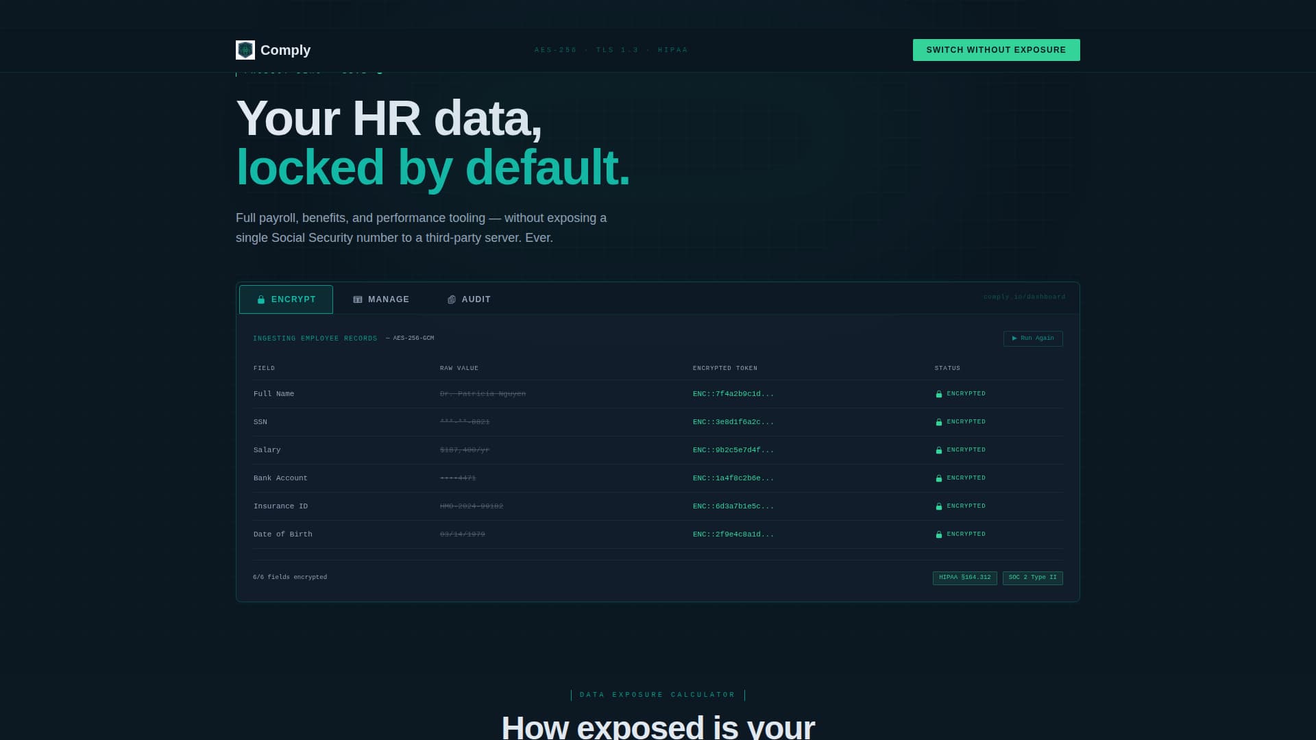 Privacy-First Enterprise Software Cost Calculator Website Template