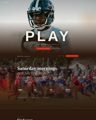 Football (American) Leagues Professional Website Template
