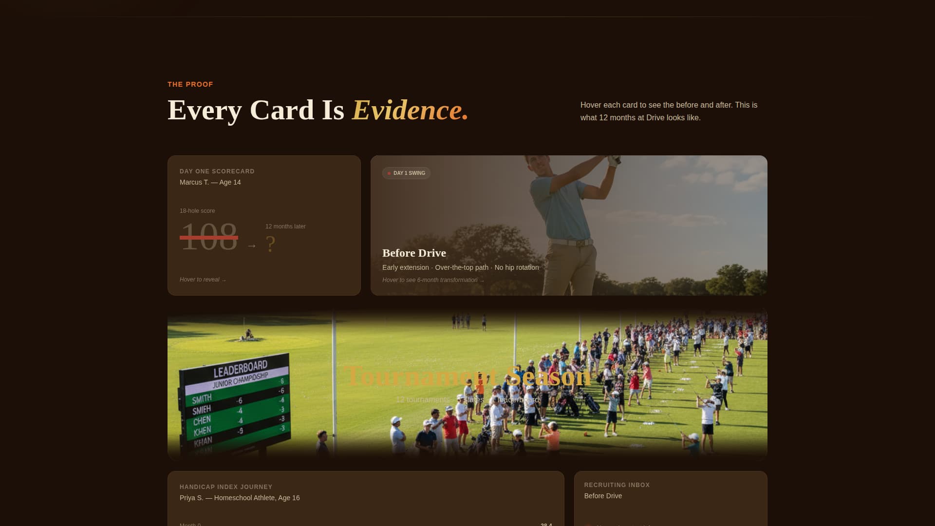 Fairway — Championship Golf Course Landing Page Template