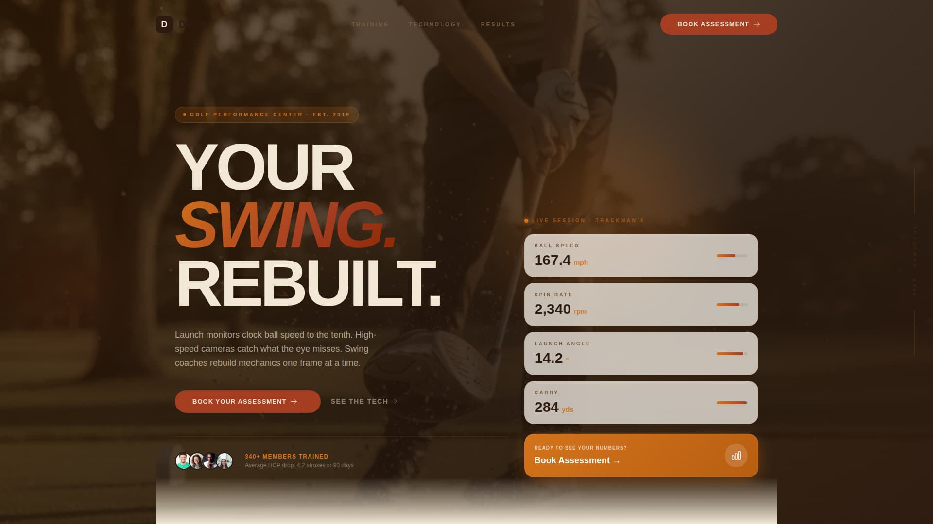 Sports Academy & Coaching Booking Website Template