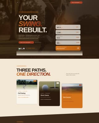 Sports Academy & Coaching Booking Website Template
