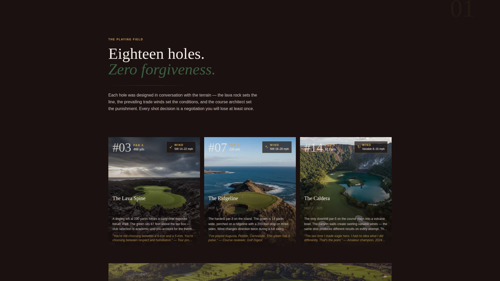 Golf Club & Course Complete Booking Website Template