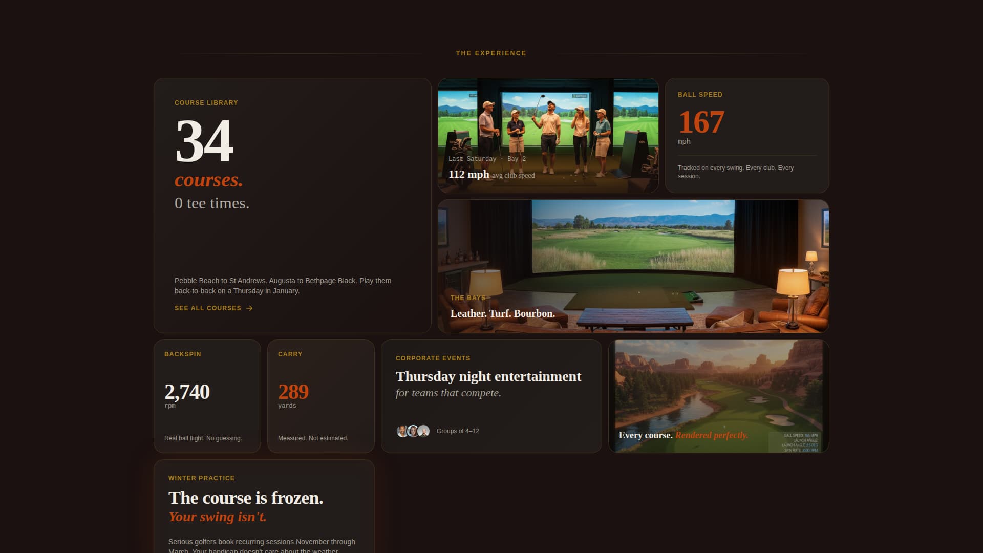 Golf Club & Course Advanced Booking Website Template