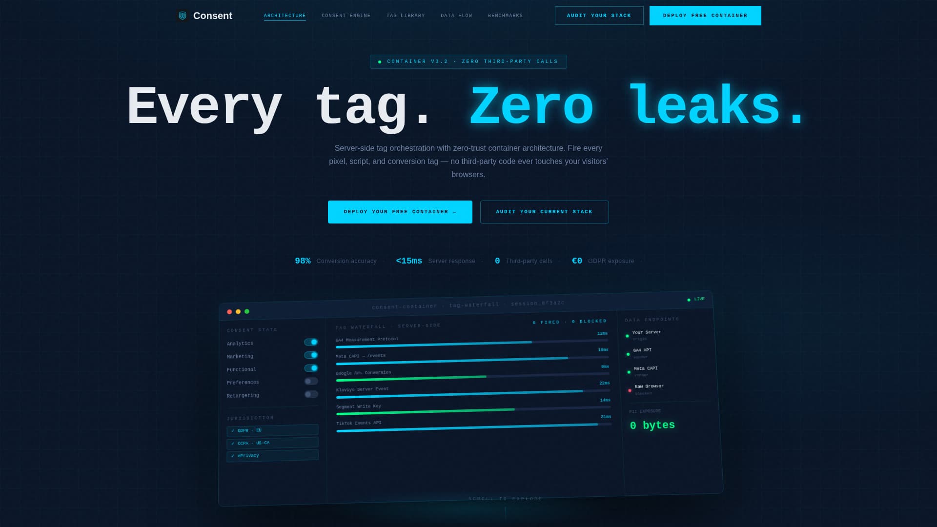 Privacy-First Enterprise Software Expert Privacy Policy Website Template