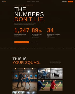 Handball Advanced Booking Website Template