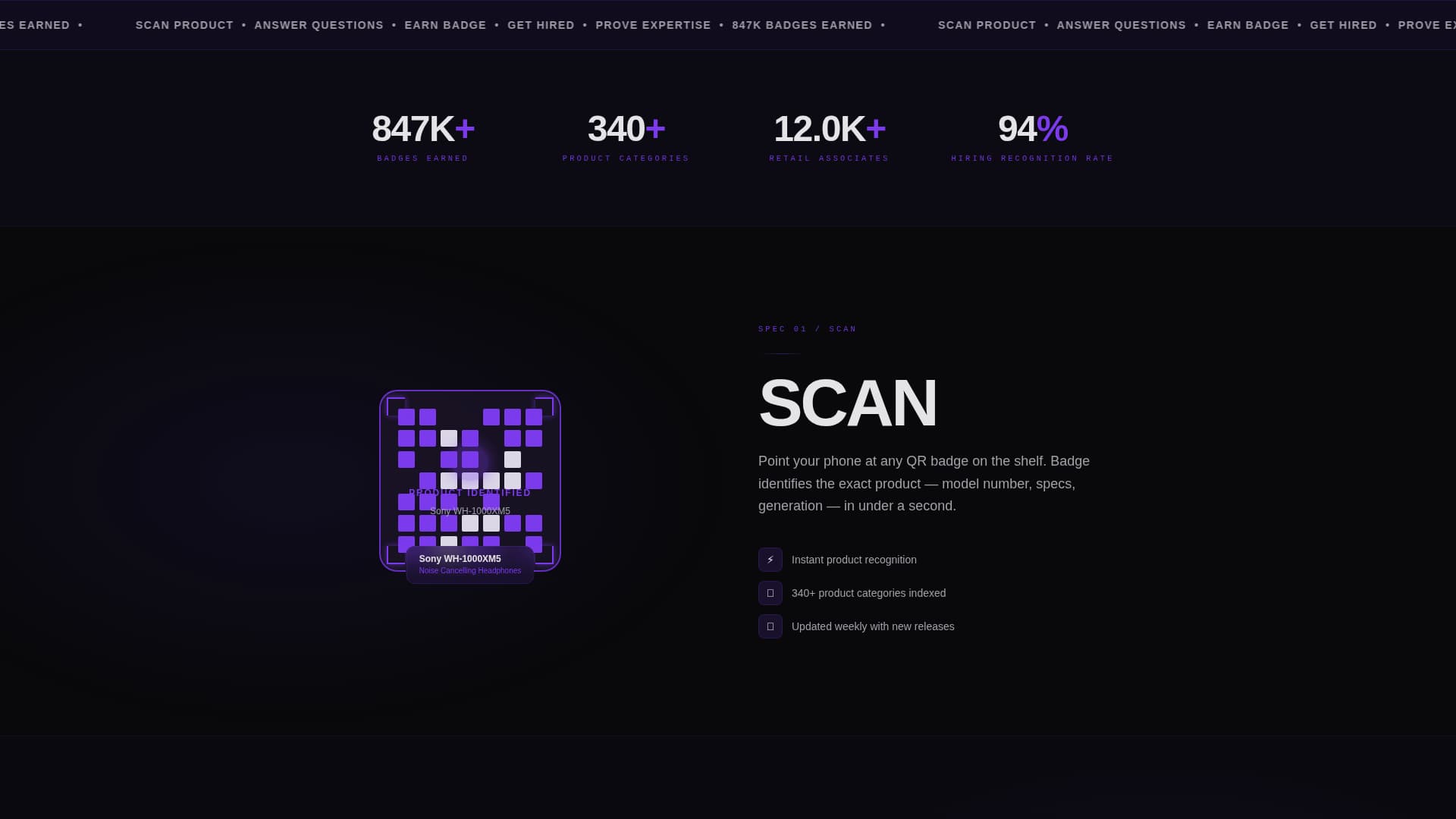 Badge - Powerful Credentialing Landing Page Template Template | Build ...