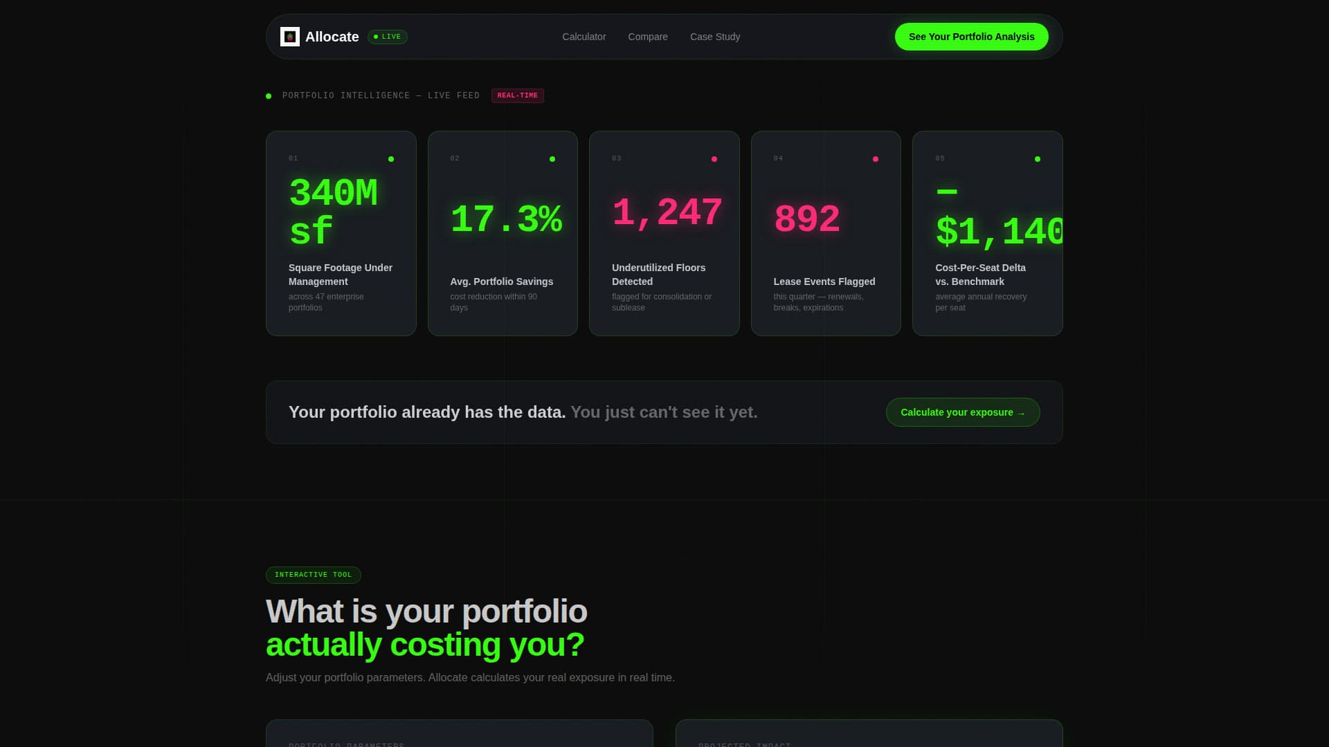 Allocate - Powerful Proptech Landing Page Template