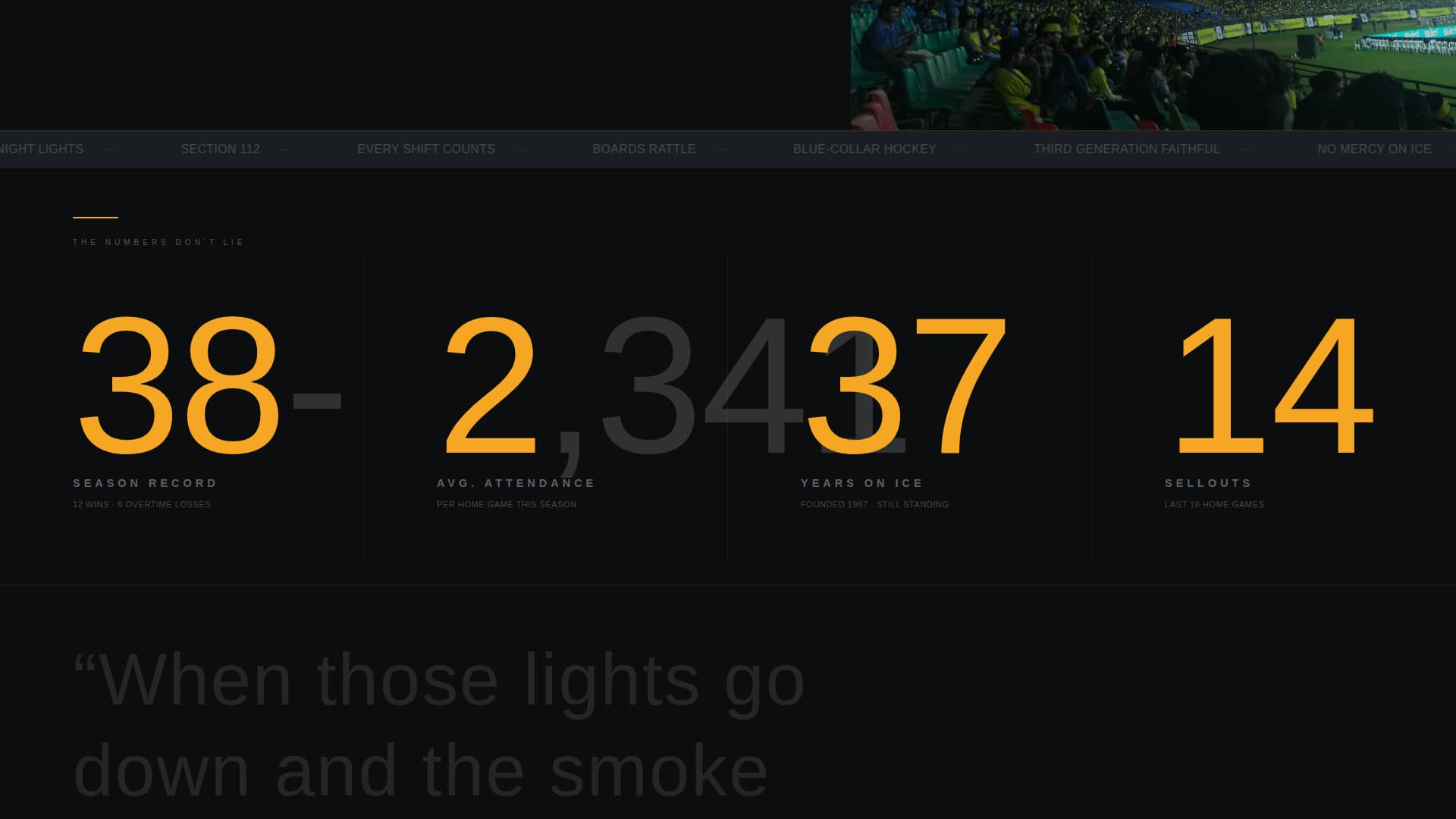 Sports Club & Team Specialist Professional Website Template