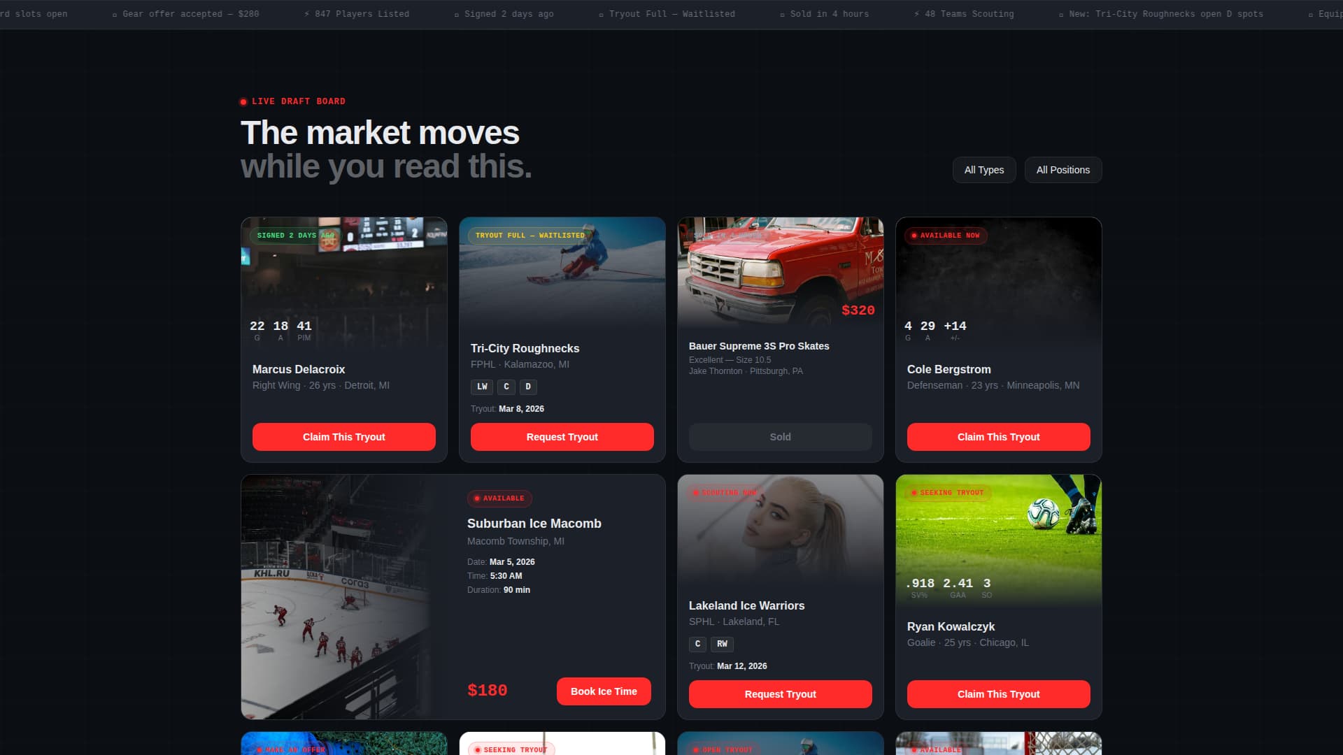 Ice Hockey Leagues Complete Professional Website Template