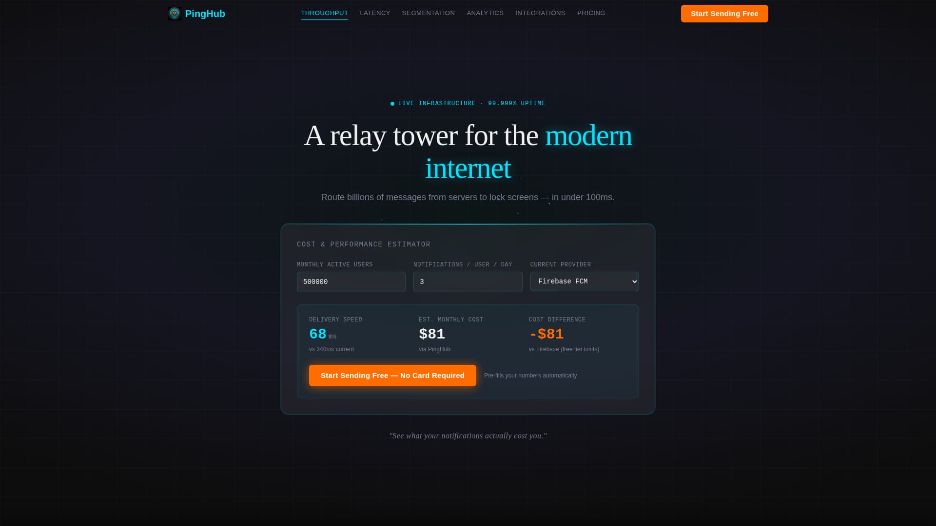 Ping - Powerful Push Notification Landing Page Template