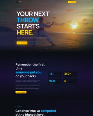 Judo Booking Website Template