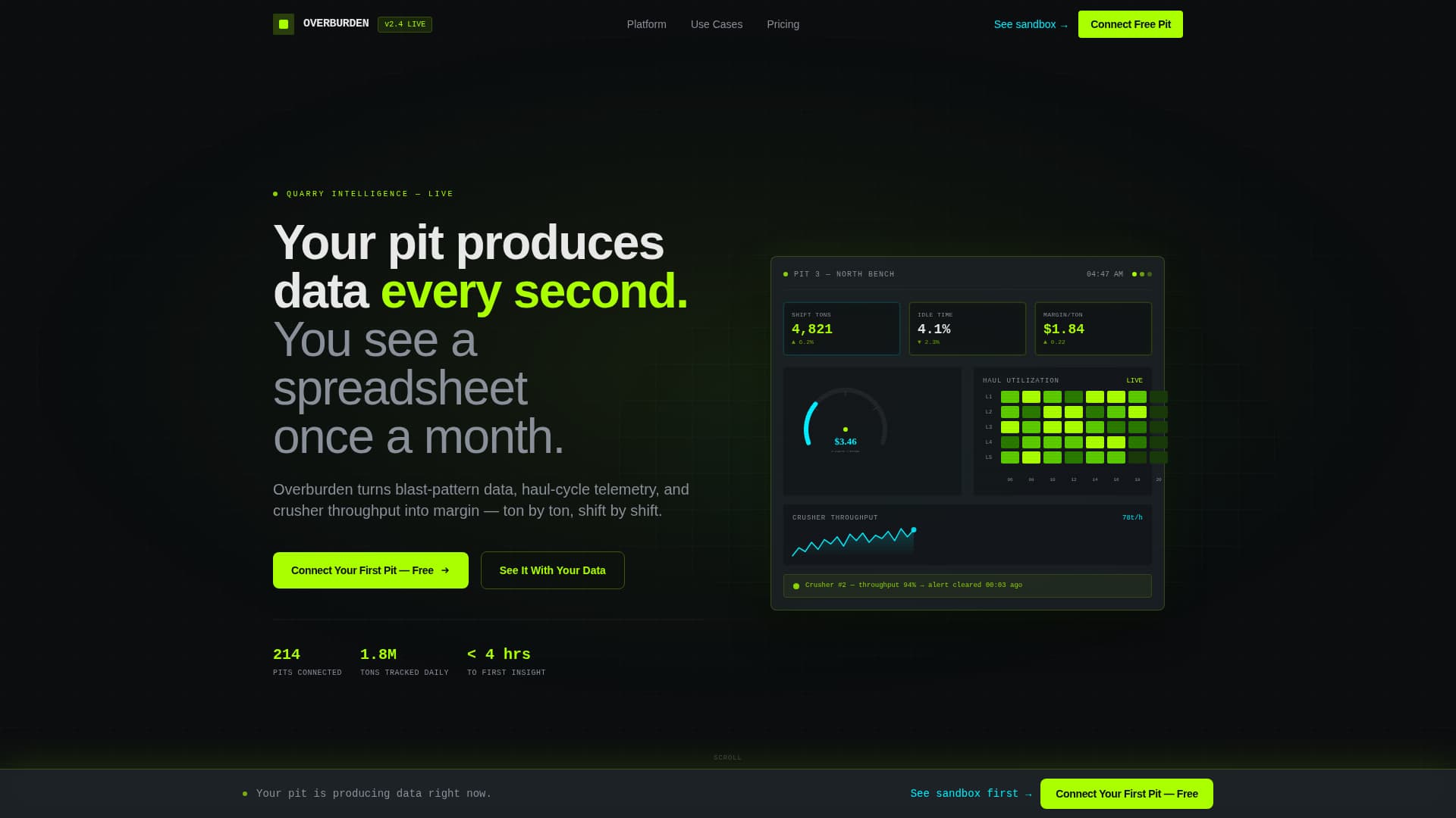 Quarry Vertical SaaS Professional Website Template
