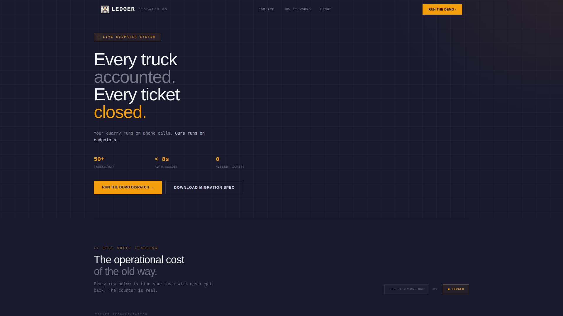 Quarry Vertical SaaS Specialist Booking Website Template