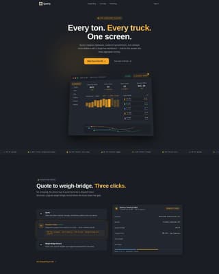Quarry Vertical SaaS Reviews Website Template