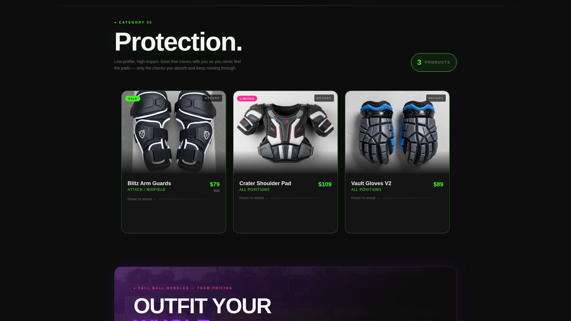 Lax - Electric Lacrosse Landing Page Template