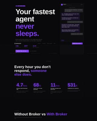 Broker - Powerful Realestate Landing Page Template