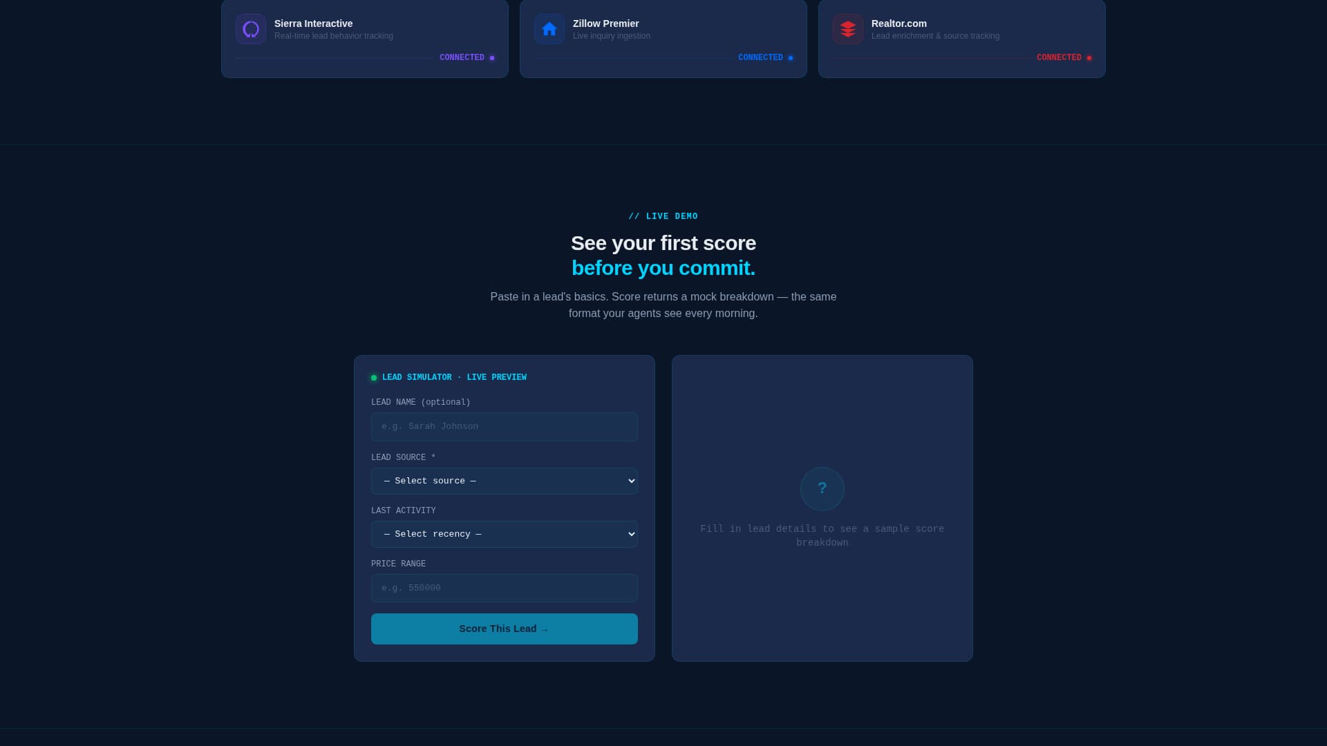 AI for Real Estate Professional Website Template