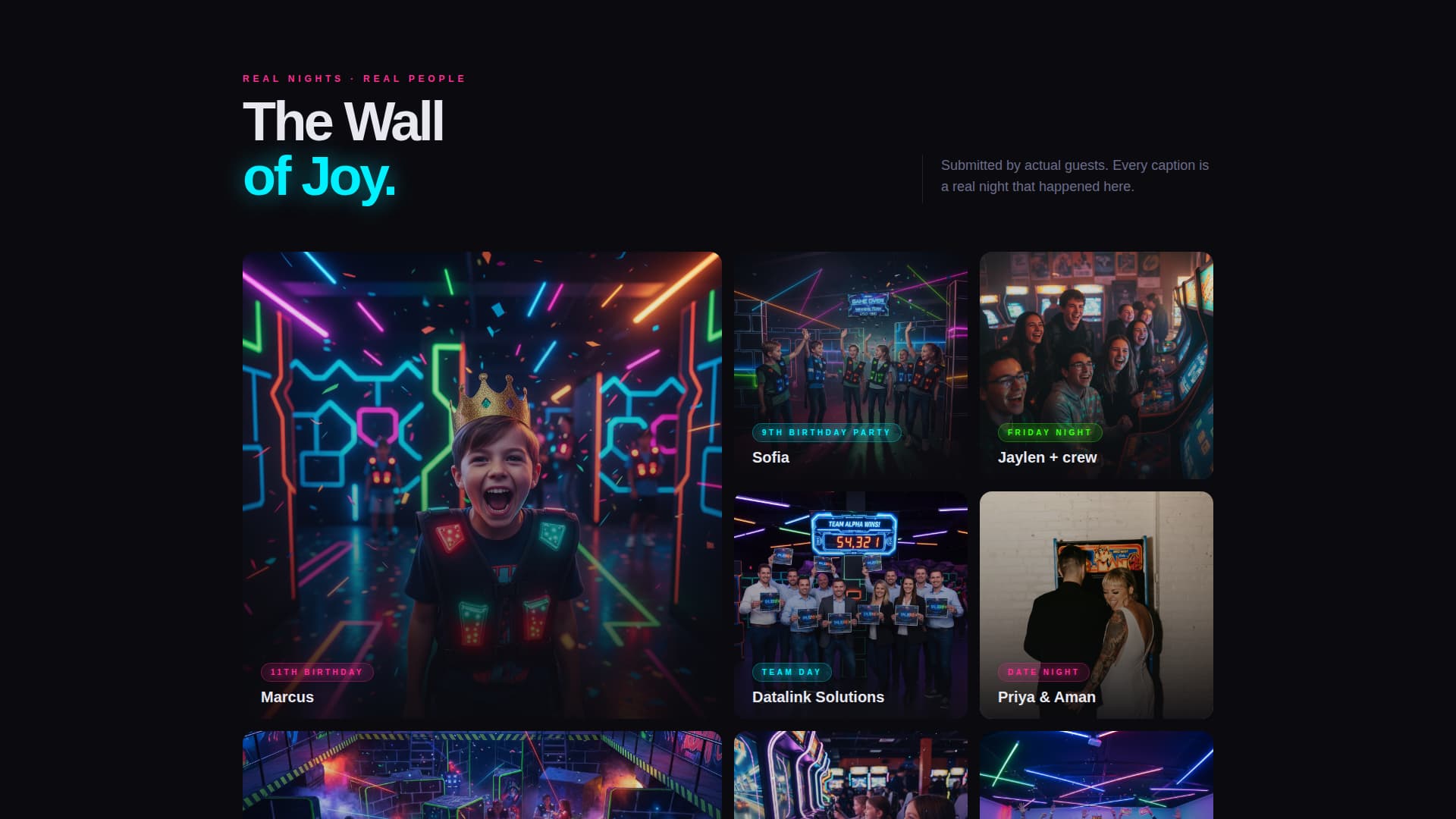 Zap - Electric Entertainment Landing Page Template