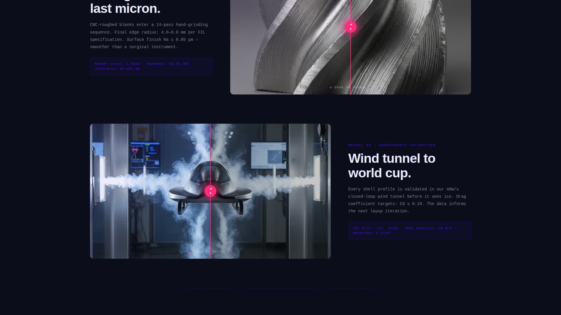 Sled - Precision Luge Landing Page Template