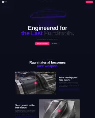 Sled - Precision Luge Landing Page Template