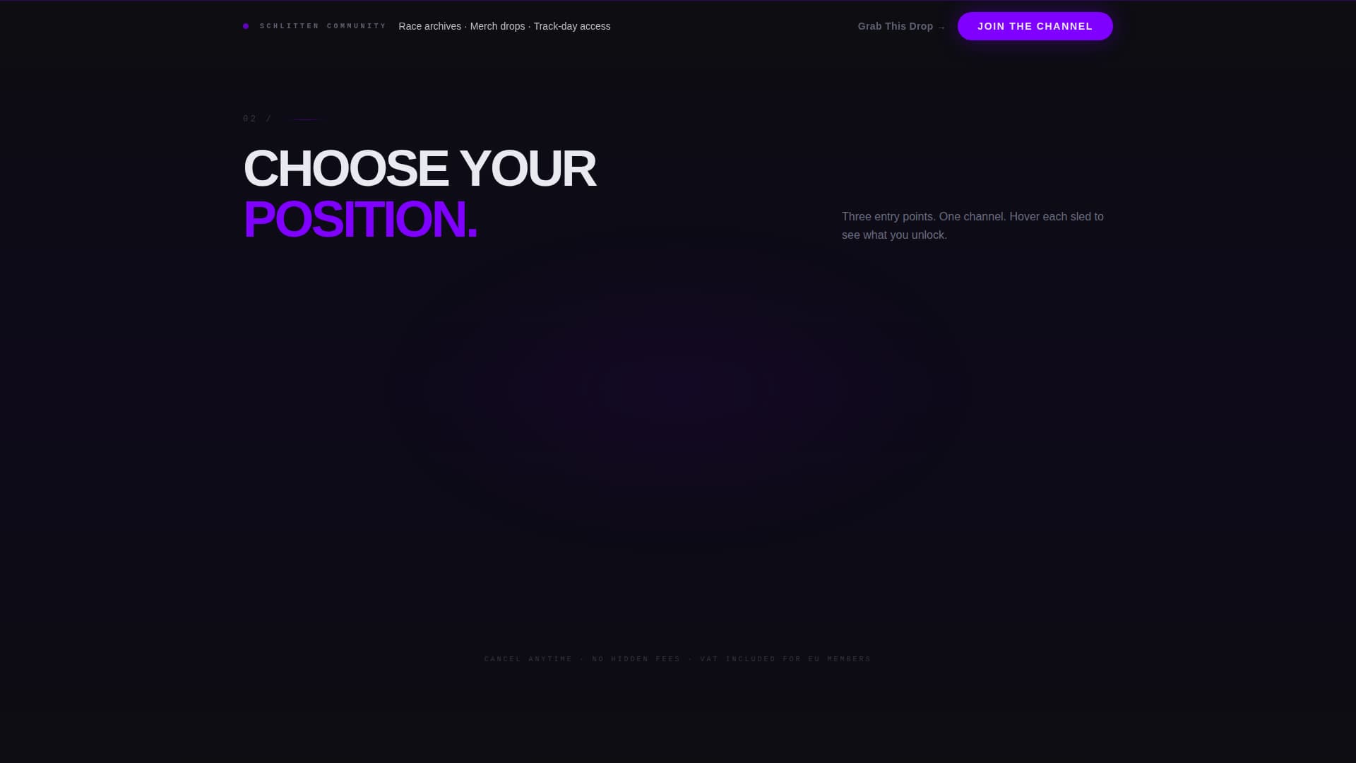 Schlitten - Highvelocity Luge Landing Page Template