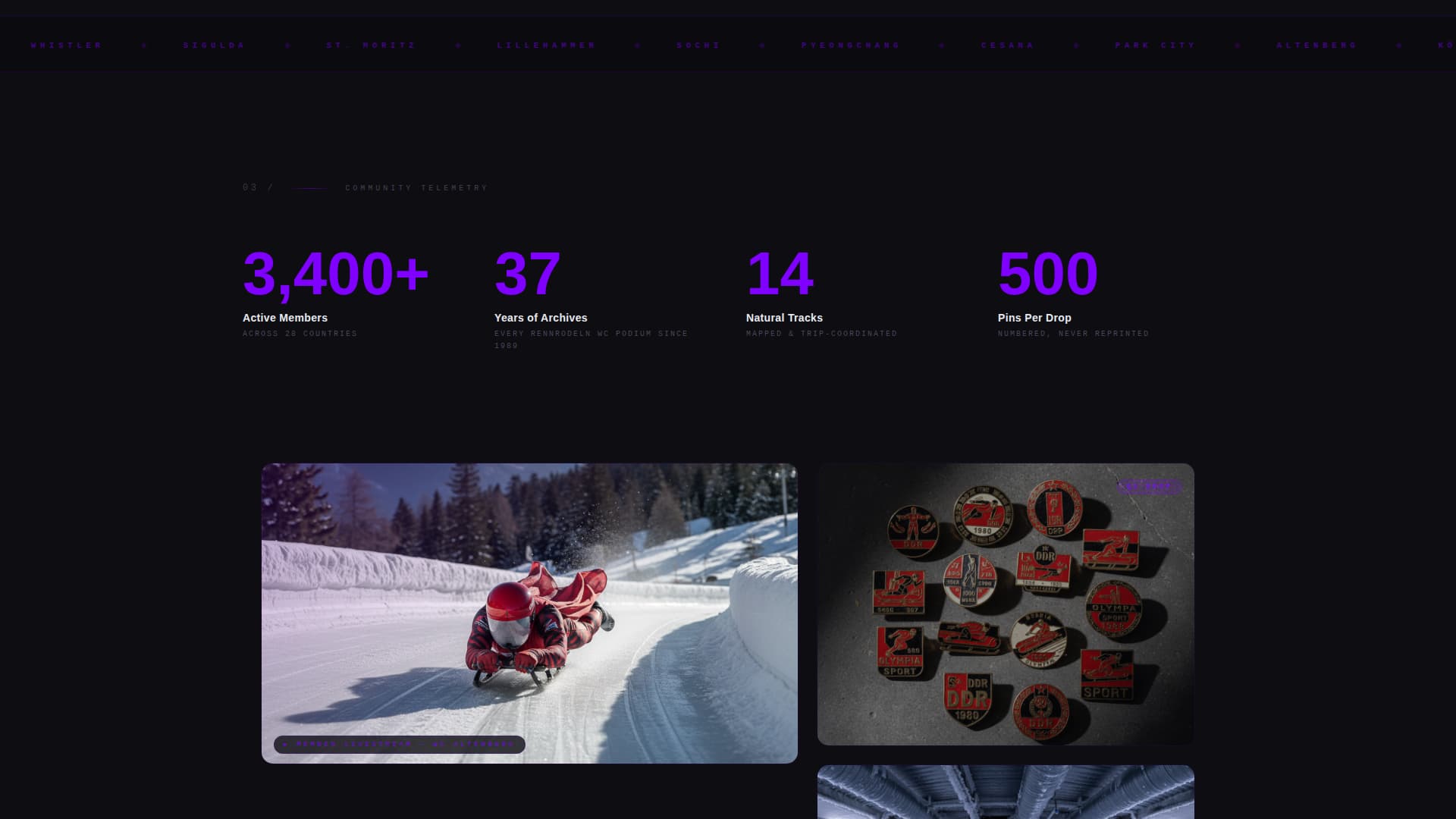 Schlitten - Highvelocity Luge Landing Page Template