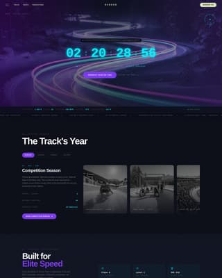 Luge Booking Website Template
