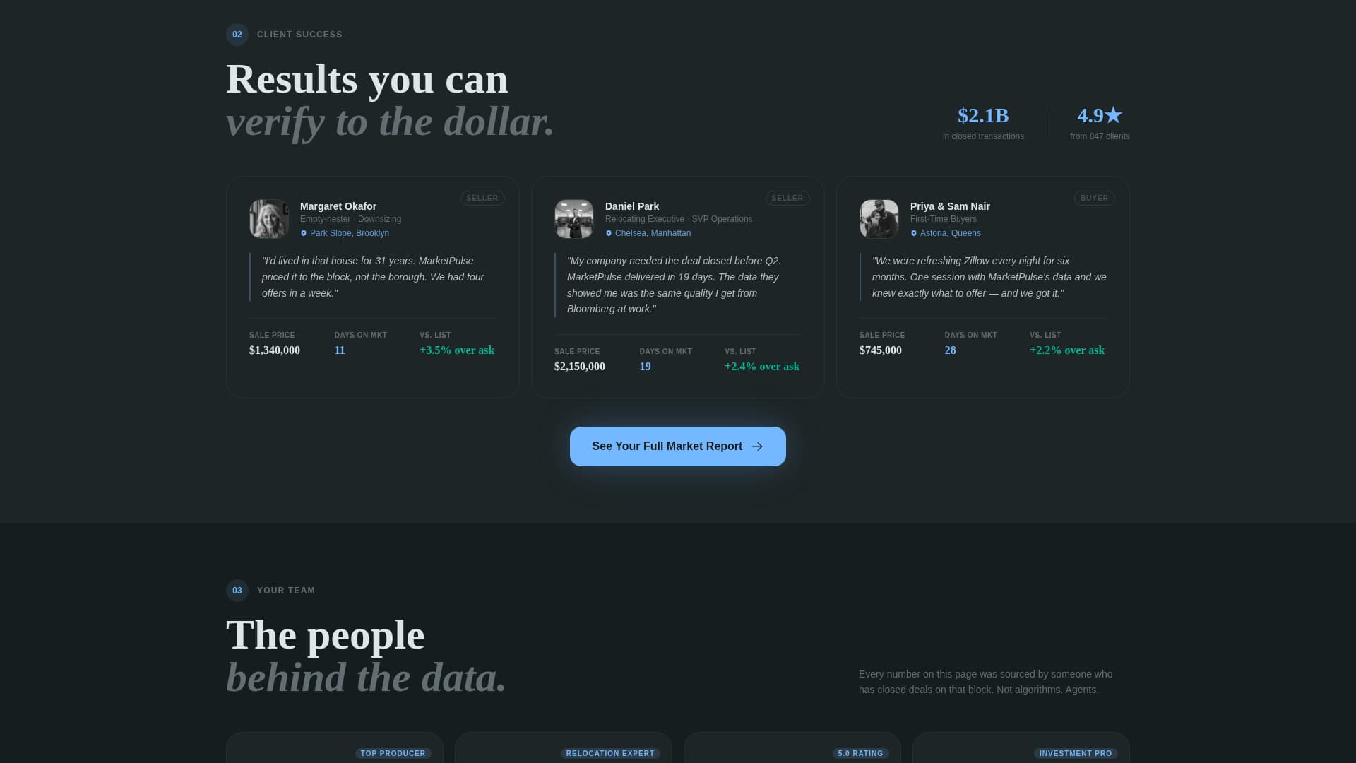 Marketpulse - Dynamic Realestate Landing Page Template