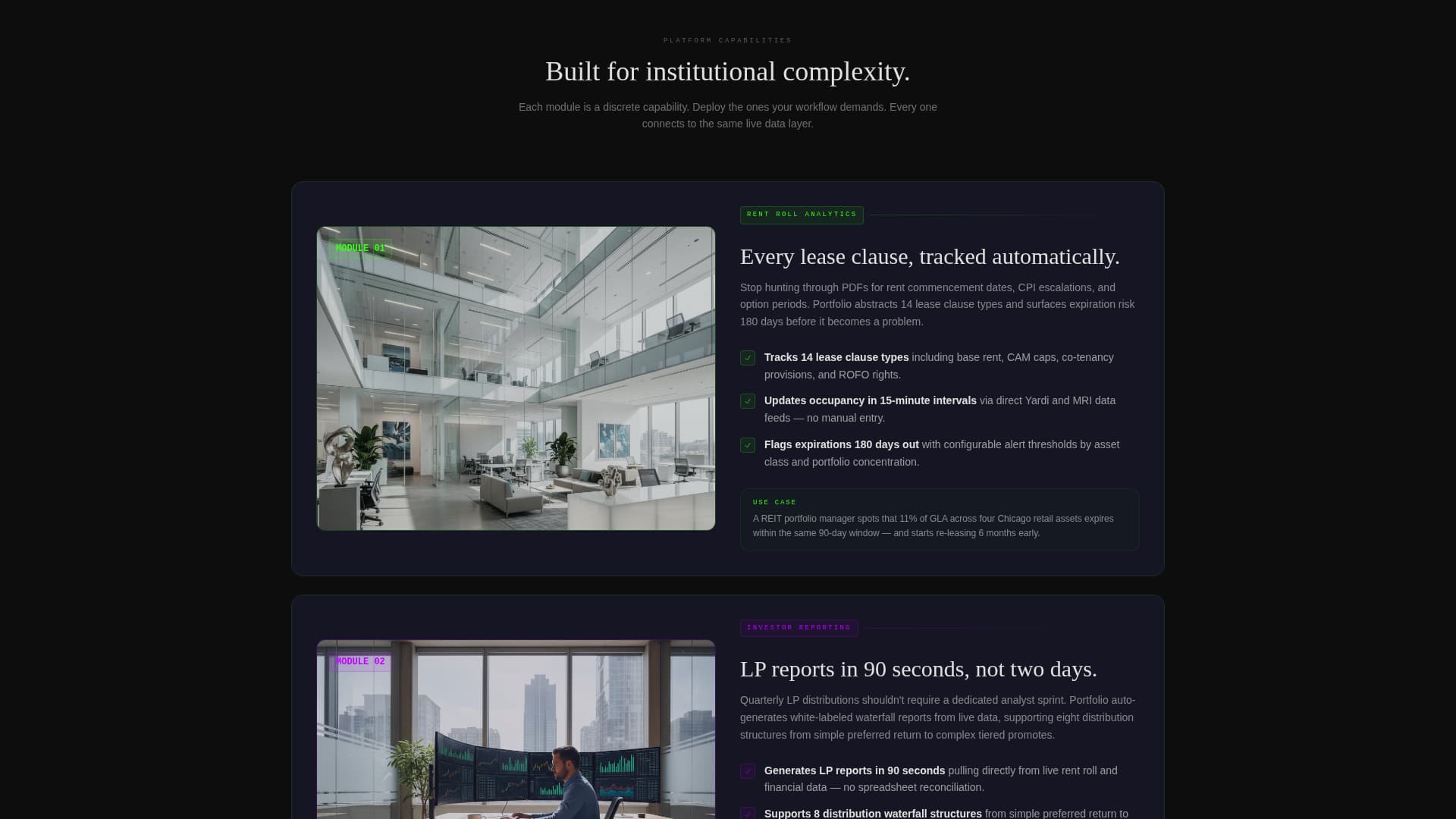 Portfolio - Powerful Asset Management Landing Page Template