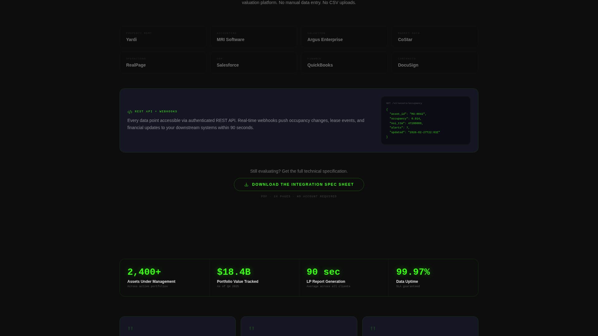 Portfolio - Powerful Asset Management Landing Page Template