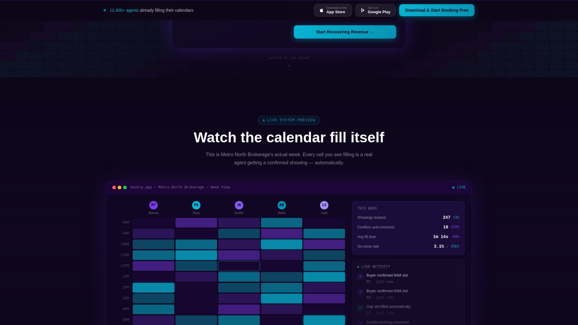 Bookly - Dynamic Realestatebooking Landing Page Template