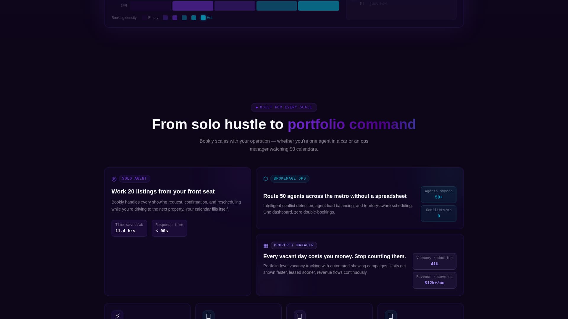 Bookly - Dynamic Realestatebooking Landing Page Template