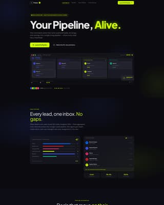 Pulse - Dynamic Real Estate CRM Landing Page Template