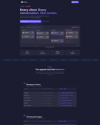Rolodex - Powerful Clientmanagement Landing Page Template
