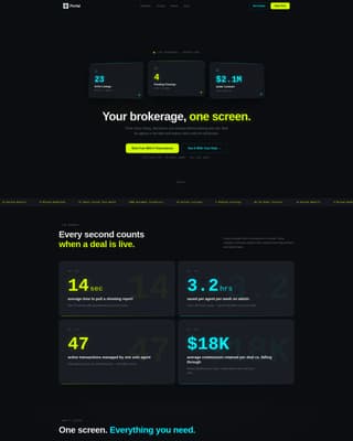 Portal - Powerful Realestate Landing Page Template