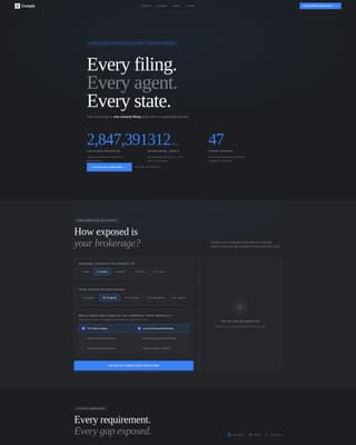 Regulate — Expert Compliance Landing Page Template