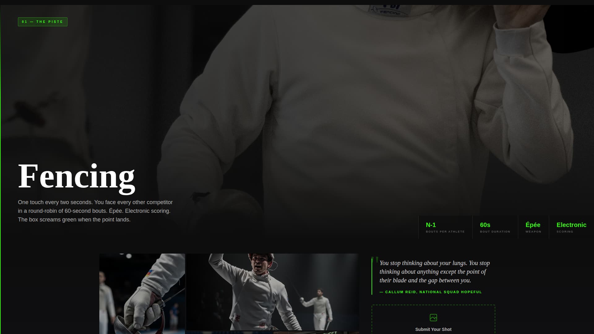 Pentathlon - Electrifying Multisport Landing Page Template