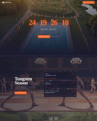 Champion — Prestigious Elite Athletics Landing Page Template