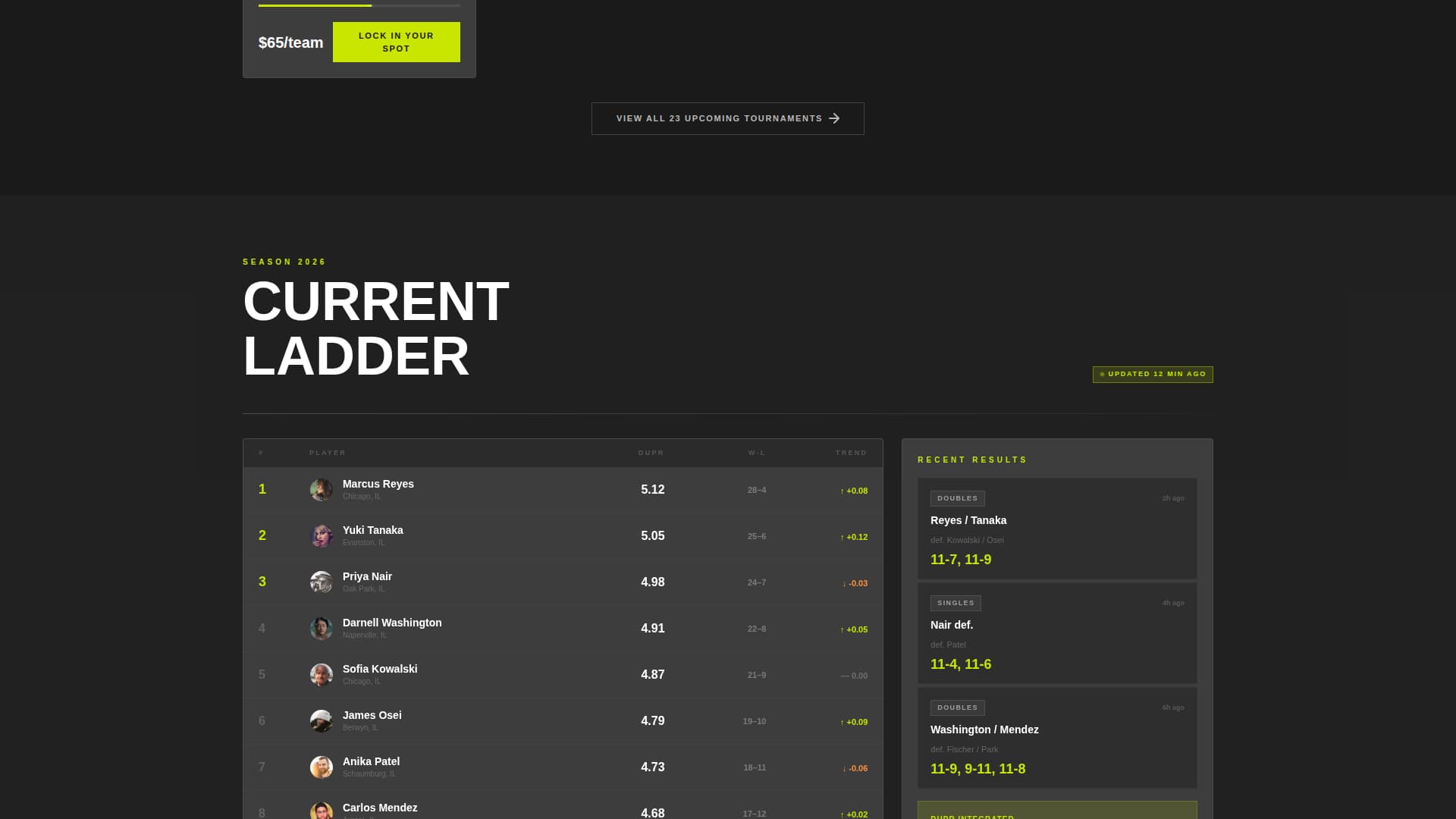Serve — Powerful Paddle Sports Landing Page Template