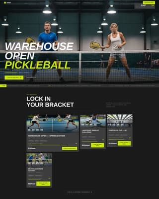 Serve — Powerful Paddle Sports Landing Page Template
