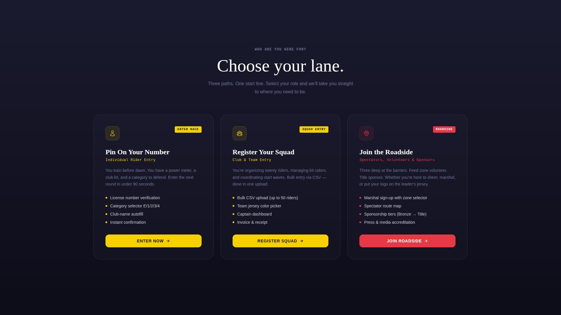 Peloton - Electrifying Cycling Landing Page Template