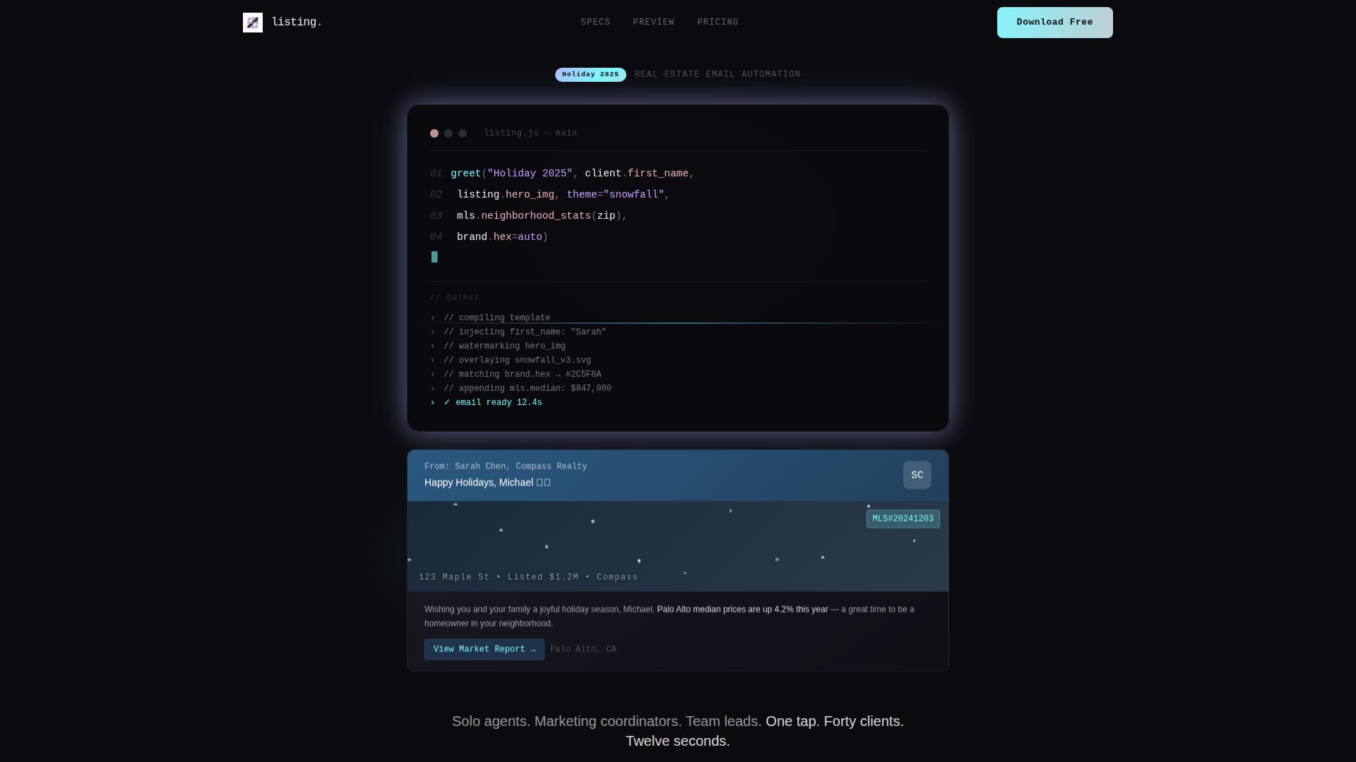 Inventory — Conversion Real Estate Landing Page Template