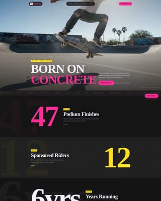 Kickflip - Electric Skateboarding Landing Page Template