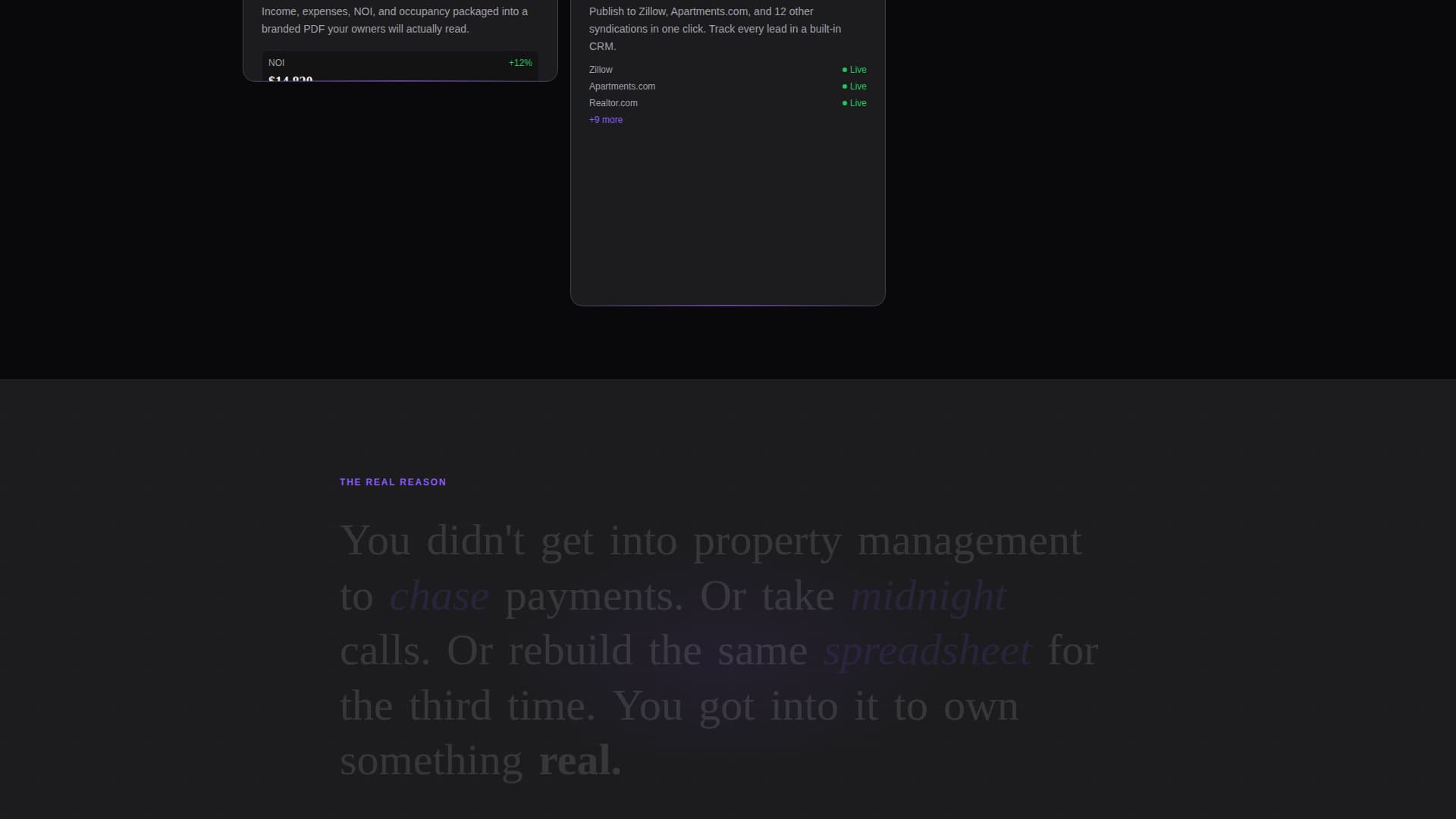 Tenancy - Powerful Propertymanagement Landing Page Template