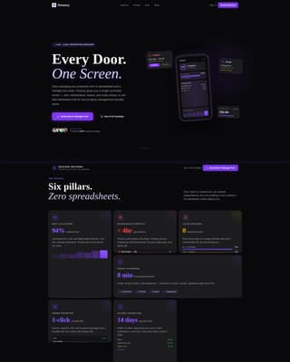 Tenancy - Powerful Propertymanagement Landing Page Template