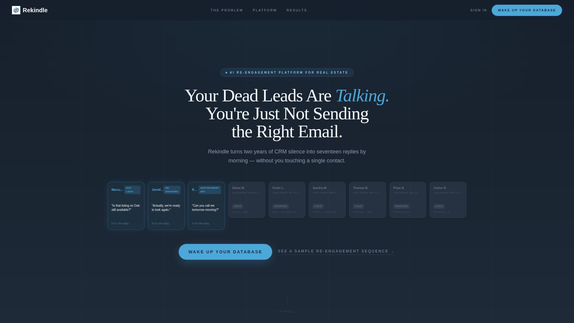 Rekindle - Powerful Reengagement Landing Page Template