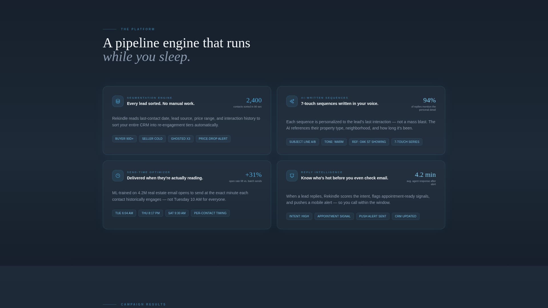 Rekindle - Powerful Reengagement Landing Page Template