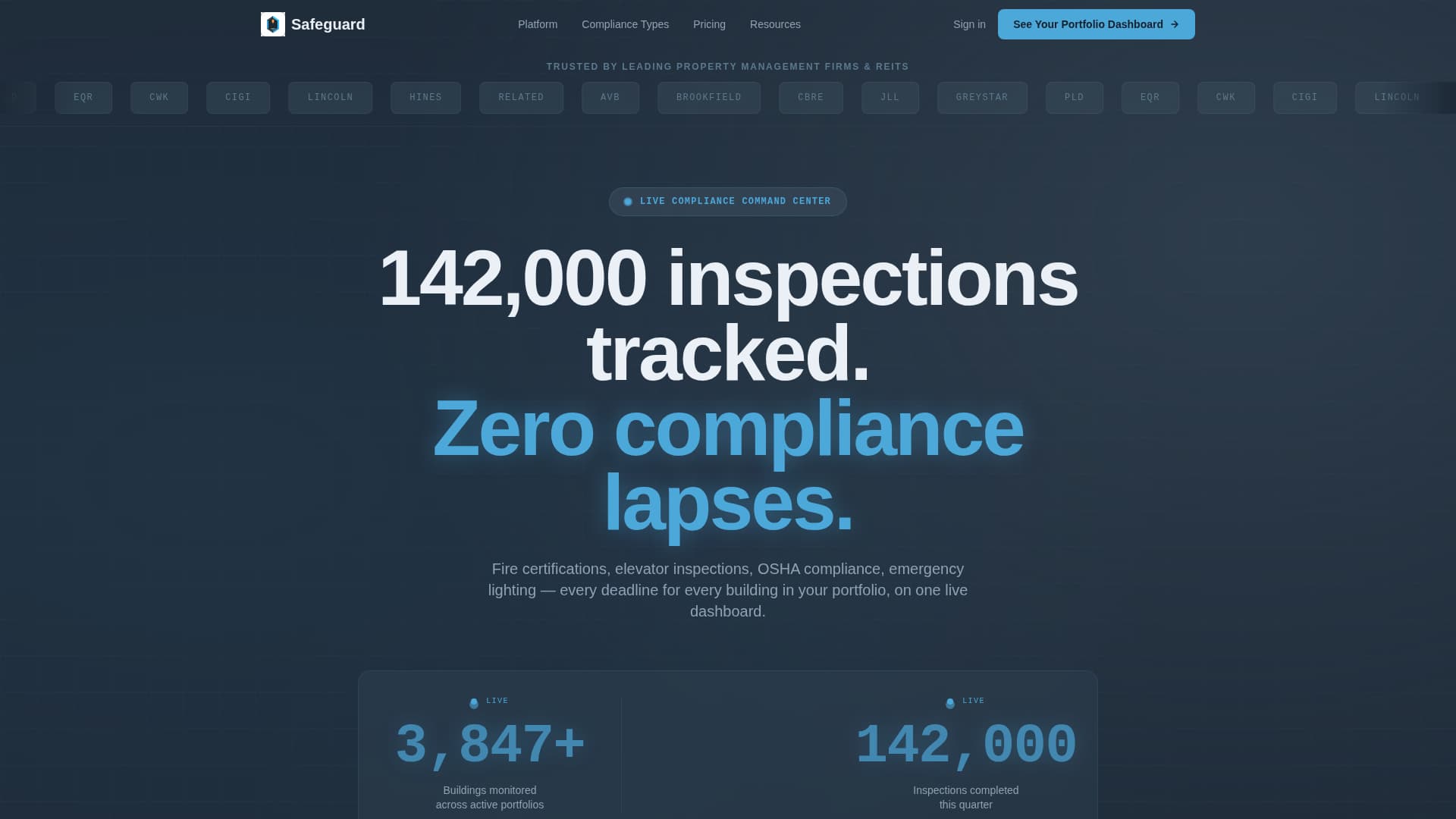 Safeguard - Powerful Compliance Landing Page Template