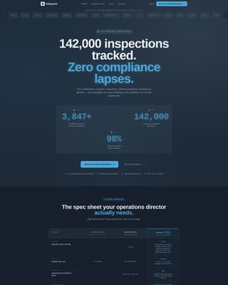 Safeguard - Powerful Compliance Landing Page Template