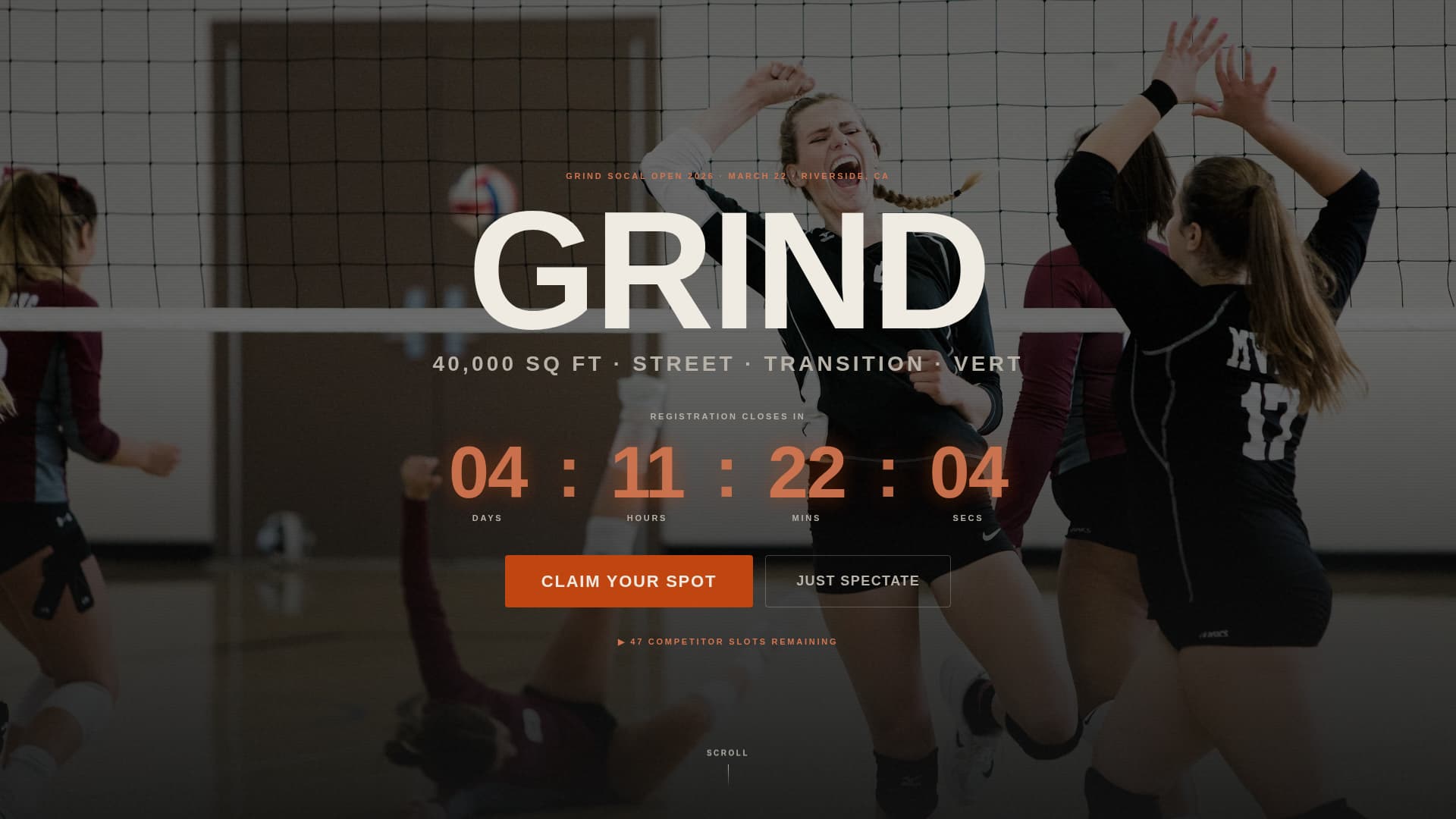 Grind - Highvoltage Skateboarding Landing Page Template